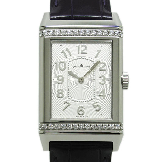 JAEGER LECOULTRE ジャガー・ルクルト 腕時計 グランド レベルソ レディ ウルトラスリム ベゼルダイヤ Q3208423 268.8.86 手巻き