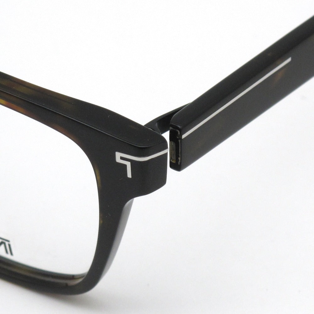 TUMI トゥミ メガネフレーム VTU072J 0722 セル フルリム 50 18 145 日本製 ダークハバナ クロス・ケース付き 眼鏡 サングラス アイウェア 未使用品