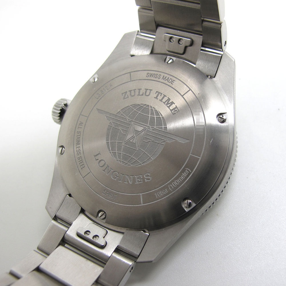 LONGINES ロンジン 腕時計 スピリット ZULU TIME ズールータイム L3.812.4.63.6 自動巻き