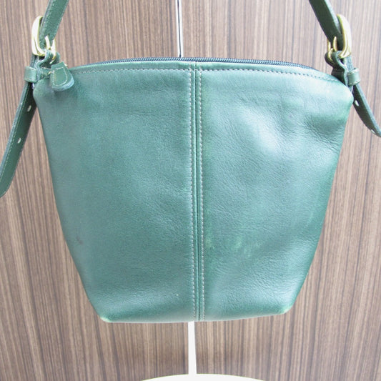 COACH コーチ ショルダーバッグ トートバッグ レザー グリーン オールドコーチ USA製