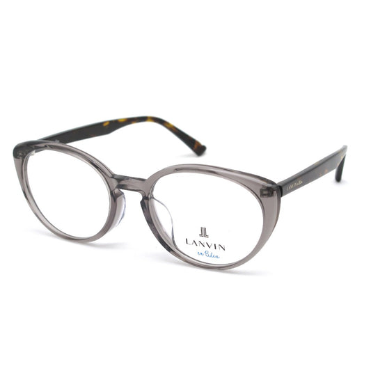 LANVIN en Bleu ランバンオンブルー メガネフレーム VLB002J-098Z シャイニークリアチャコールグレー シャイニーハバナ 51 19 140 プラスチック キャットアイ 眼鏡 サングラス アイウェア 未使用品