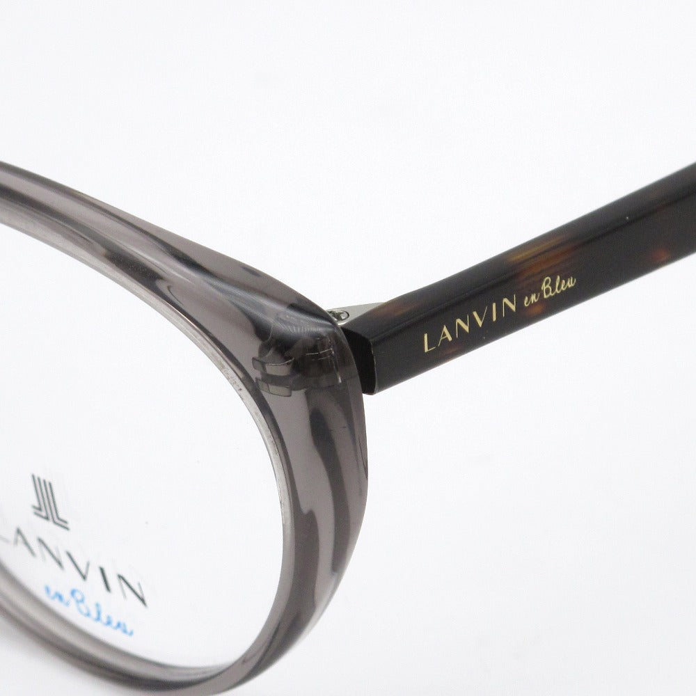 LANVIN en Bleu ランバンオンブルー メガネフレーム VLB002J-098Z シャイニークリアチャコールグレー シャイニーハバナ 51 19 140 プラスチック キャットアイ 眼鏡 サングラス アイウェア 未使用品