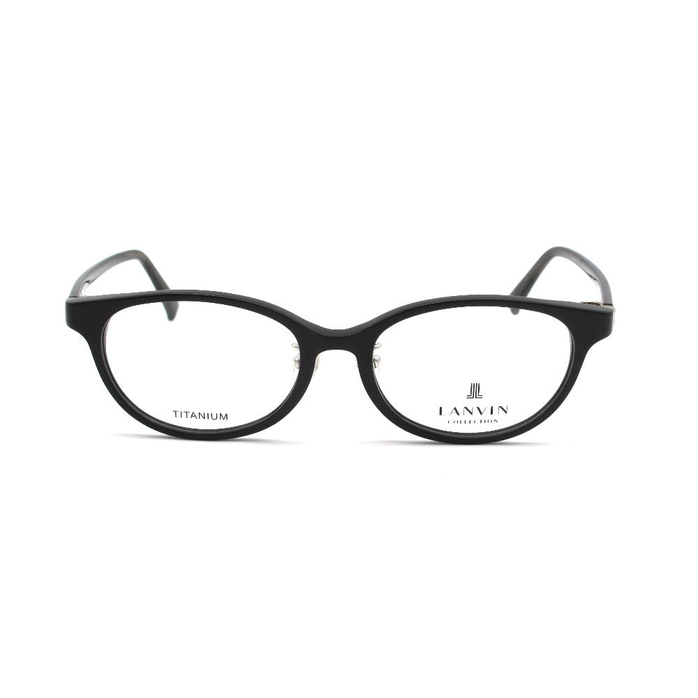 LANVIN ランバン メガネフレーム VLC552J-0700 ブラック 51 17 138 プラスチック チタン 日本製 クロス・ケース付き 眼鏡 サングラス アイウェア 未使用品