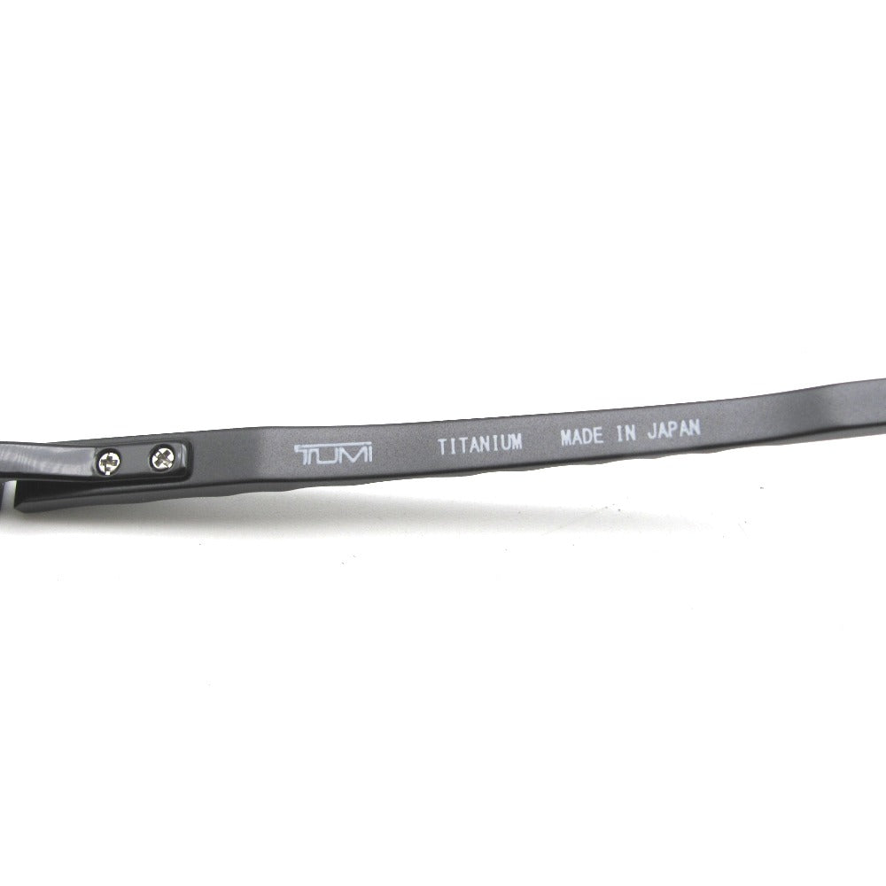 TUMI トゥミ サングラス メガネフレーム サーモント チタン ブラック 55 17 145 クロス・ケース付き 眼鏡 アイウェア VTU055J-0531 未使用品