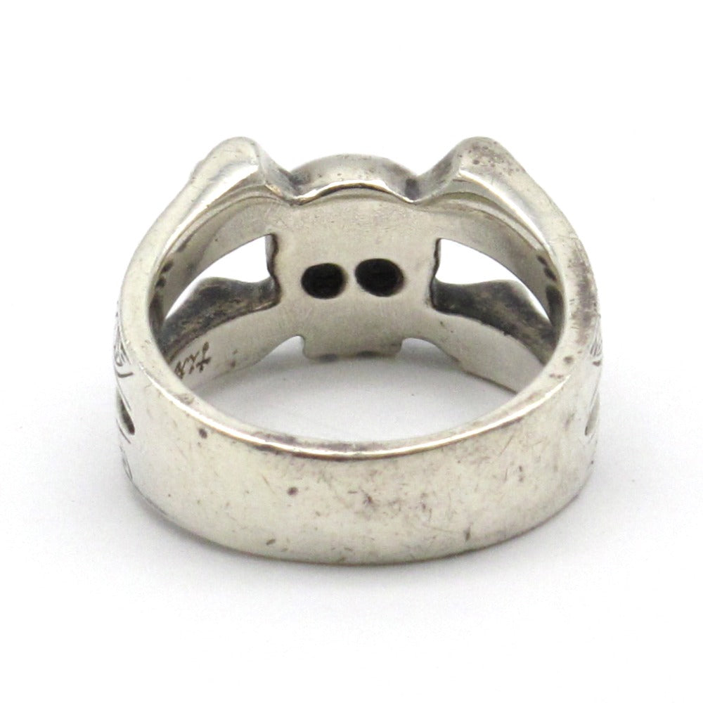 豊富なセールローリーロドキン　シルバースカルリング　指輪 アクセサリー