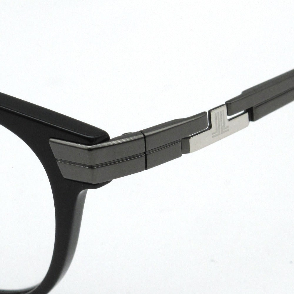 LANVIN ランバン メガネフレーム VLC017J-0700 ブラック 50 20 140 プラスチック チタン 日本製 クロス・ケース付き 眼鏡 サングラス アイウェア 未使用品