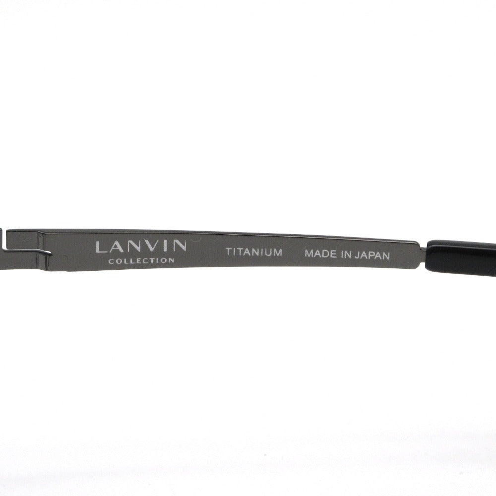 LANVIN ランバン メガネフレーム VLC017J-0700 ブラック 50 20 140 プラスチック チタン 日本製 クロス・ケース付き 眼鏡 サングラス アイウェア 未使用品
