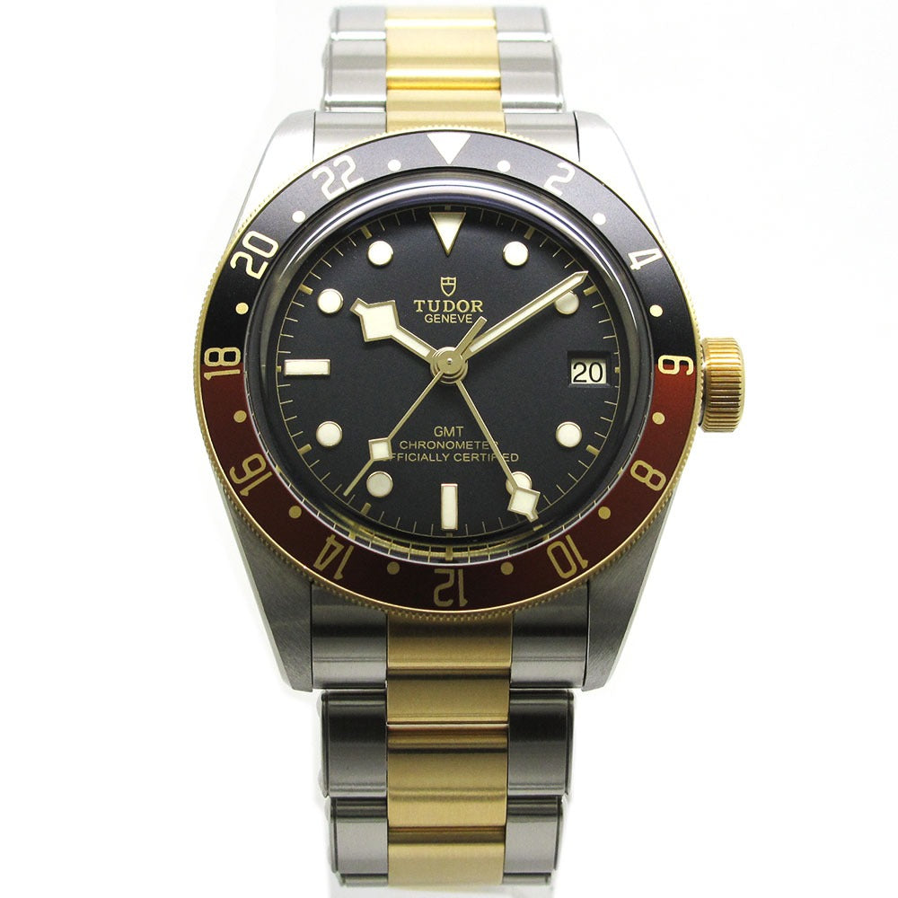TUDOR チュードル 腕時計 ブラックベイ GMT S&G 79833MN M79833MN-0001 自動巻き HERITAGE BLACK BAY