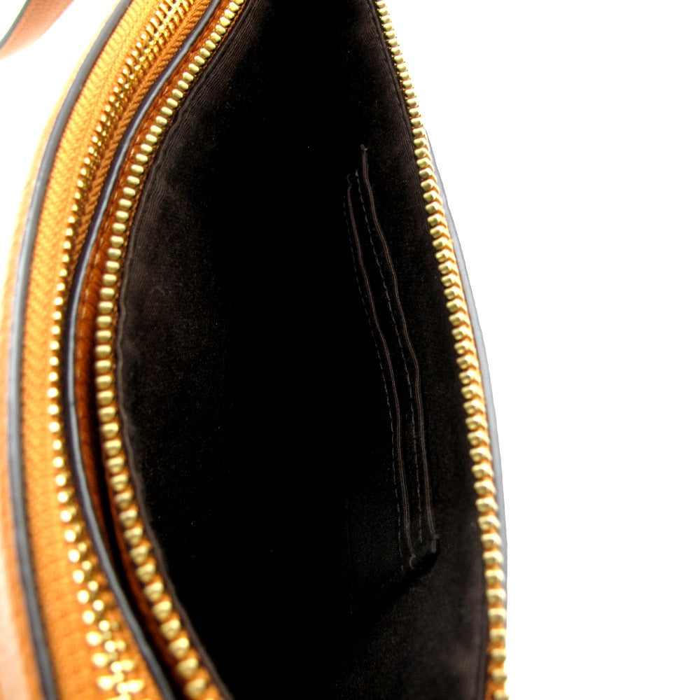 COACH コーチ ショルダーバッグ 斜め掛け 表ロゴ レザー