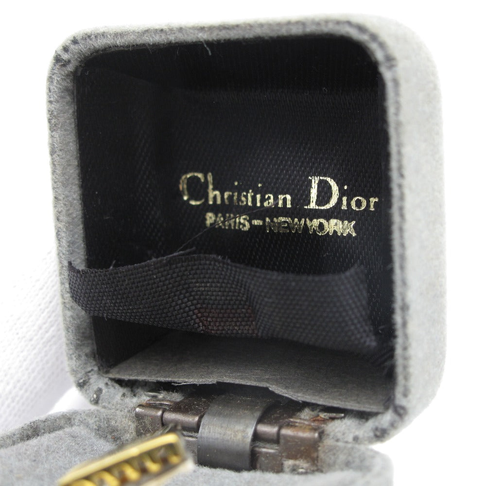 Christian Dior クリスチャンディオール タイタックピン タイピン ゴールド メタル ロゴ ケース付き ビジネス スーツ 小物 アクセサリー