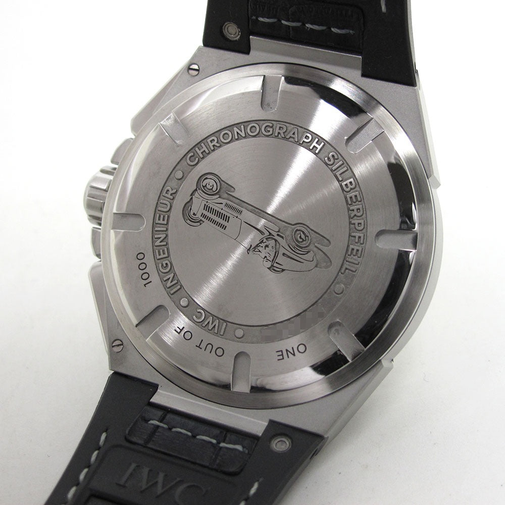 IWC SCHAFFHAUSEN アイダブリューシー シャフハウゼン 腕時計 インヂュニア クロノグラフ ジルバープファイル IW378505 自動巻き INGENIEUR