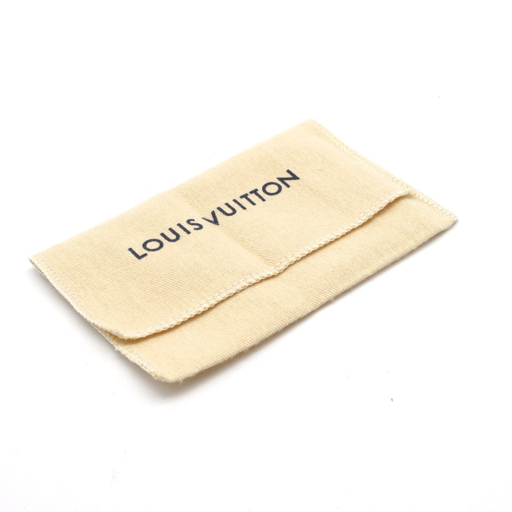 LOUIS VUITTON ルイ・ヴィトン カードケース オーガナイザー ドゥ ポッシュ アストラル ネイビー ホワイト レザー メンズ ダミエ アンフィニ N64028 美品
