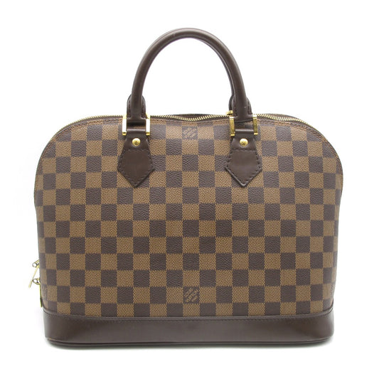LOUIS VUITTON ルイ・ヴィトン ハンドバッグ アルマ PVC レザー ブラウン レディース ダミエ N51131