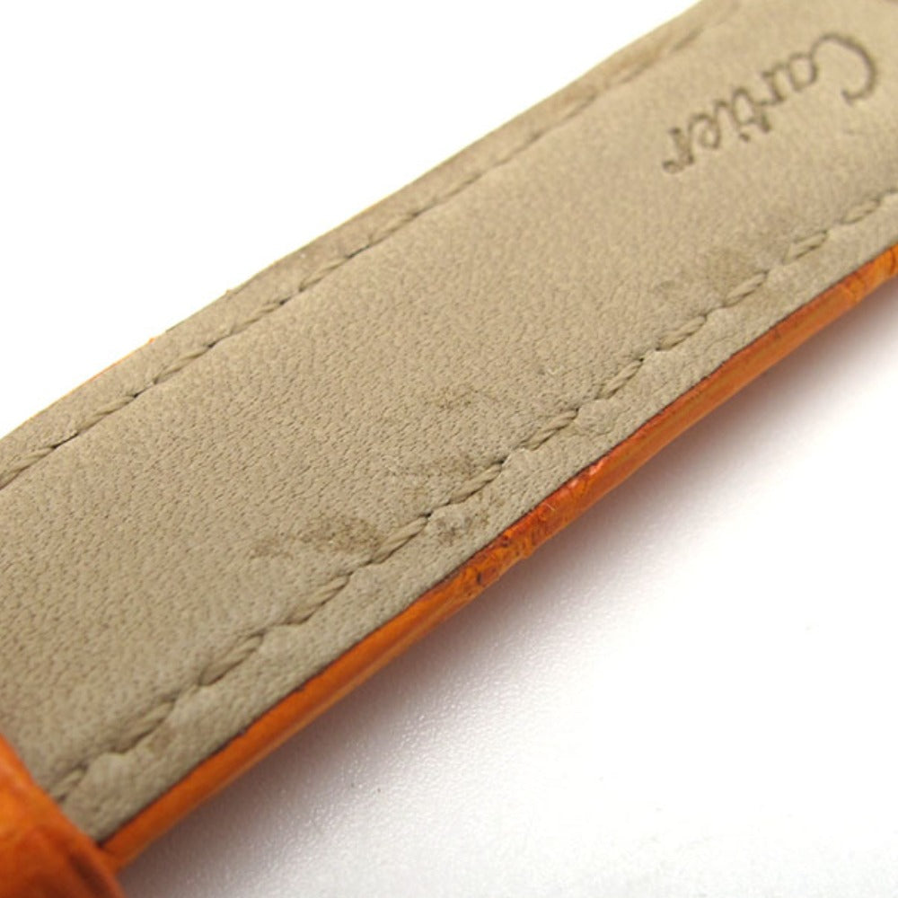 CARTIER カルティエ 腕時計 純正 レザーベルト ストラップ 15ｍｍ 尾錠付き オレンジ パシャ32mm 未使用品