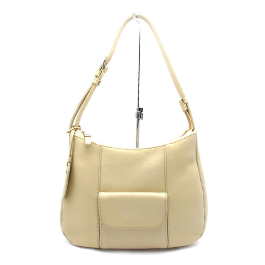 mila schon ミラショーン ショルダーバッグ 2WAY 斜め掛け クロスボディ ポシェット ベージュ レディース 美品