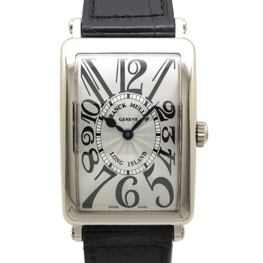 FRANCK MULLER フランクミュラー 腕時計 ロングアイランド 952QZ WG シルバー文字盤 クォーツ 美品