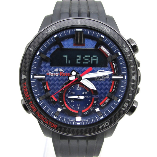 CASIO カシオ 腕時計 EDIFICE エディフィス スクーデリア トロ・ロッソ リミテッドエディション ECB-800 ソーラー 美品